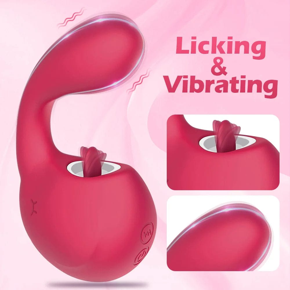 Klitora Leka G-Punkta Vibrilo Klitora Stimulilo por Virinoj kun 10 Lekaj Vibraj Reĝimoj