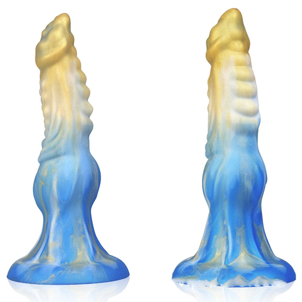 Fremda Dildo Miksita Koloro Likva Silikona Tutkovrila Dildo Seksludiloj