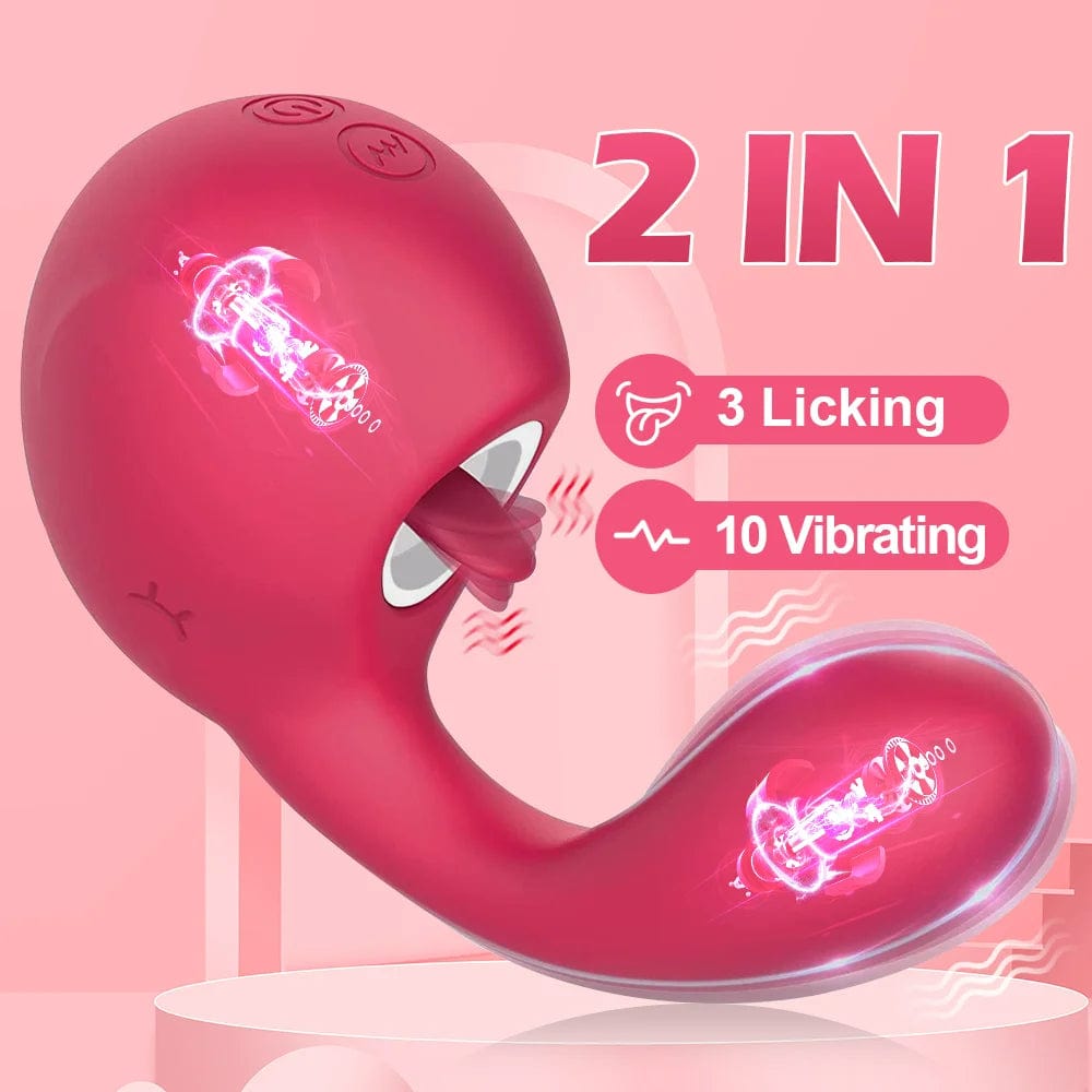 Klitora Leka G-Punkta Vibrilo Klitora Stimulilo por Virinoj kun 10 Lekaj Vibraj Reĝimoj