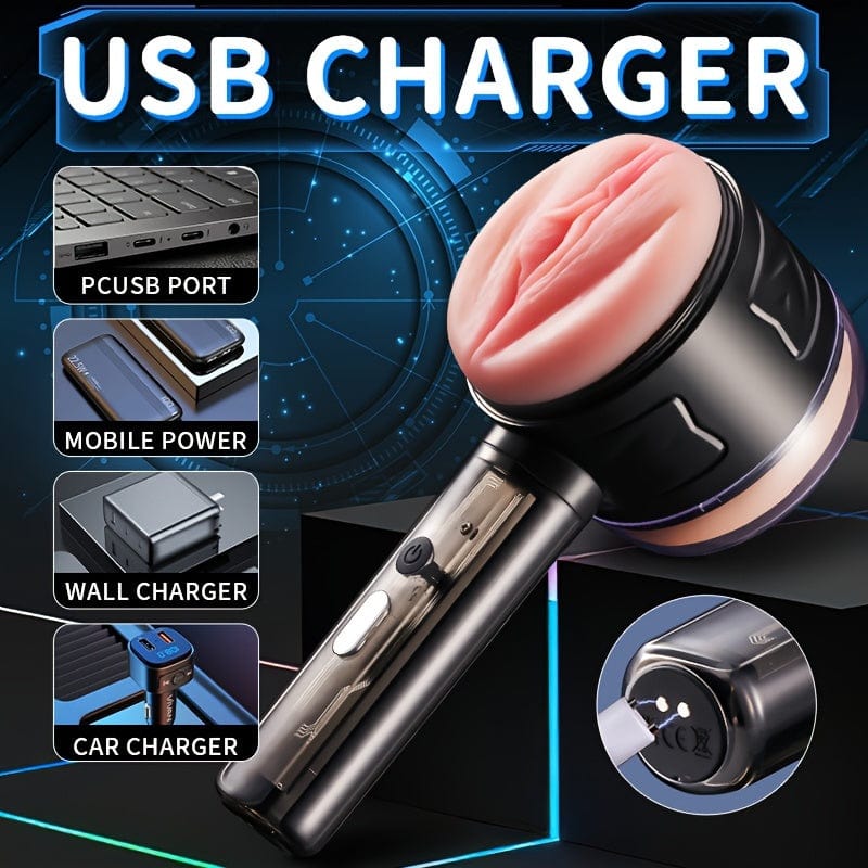 Male Masturbator Handheld Fully Automatic Intelligent Frequency Conversion Masturbation Cup