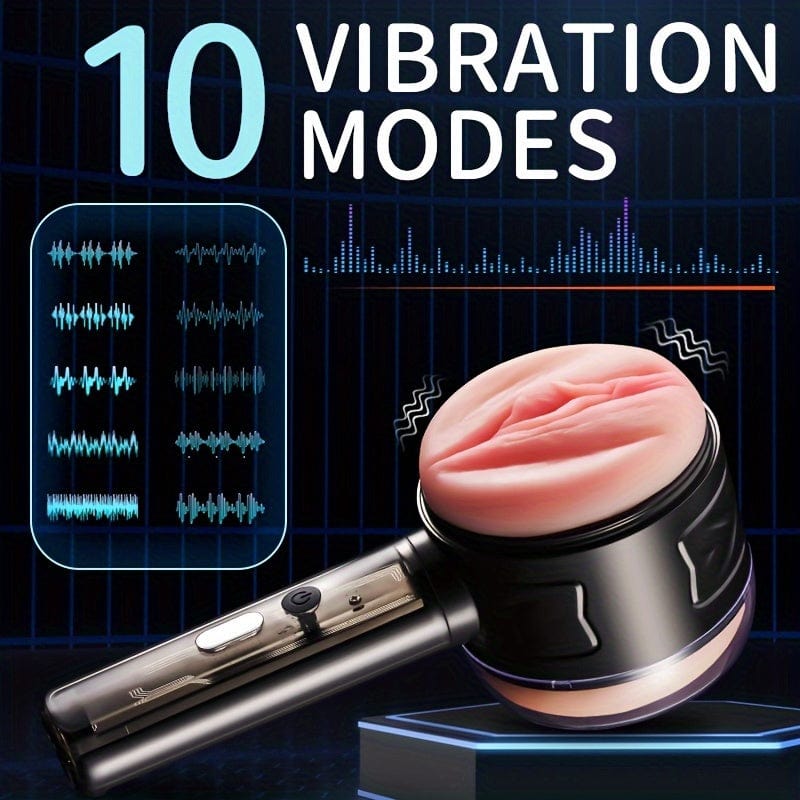 Male Masturbator Handheld Fully Automatic Intelligent Frequency Conversion Masturbation Cup