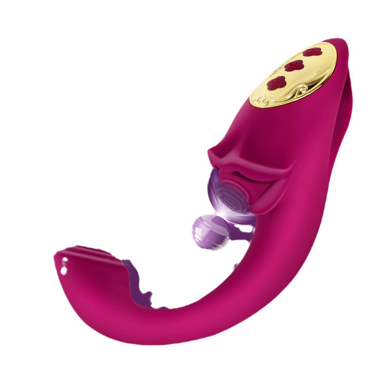 2 En 1 Rose Muncher Tapping Vibrator