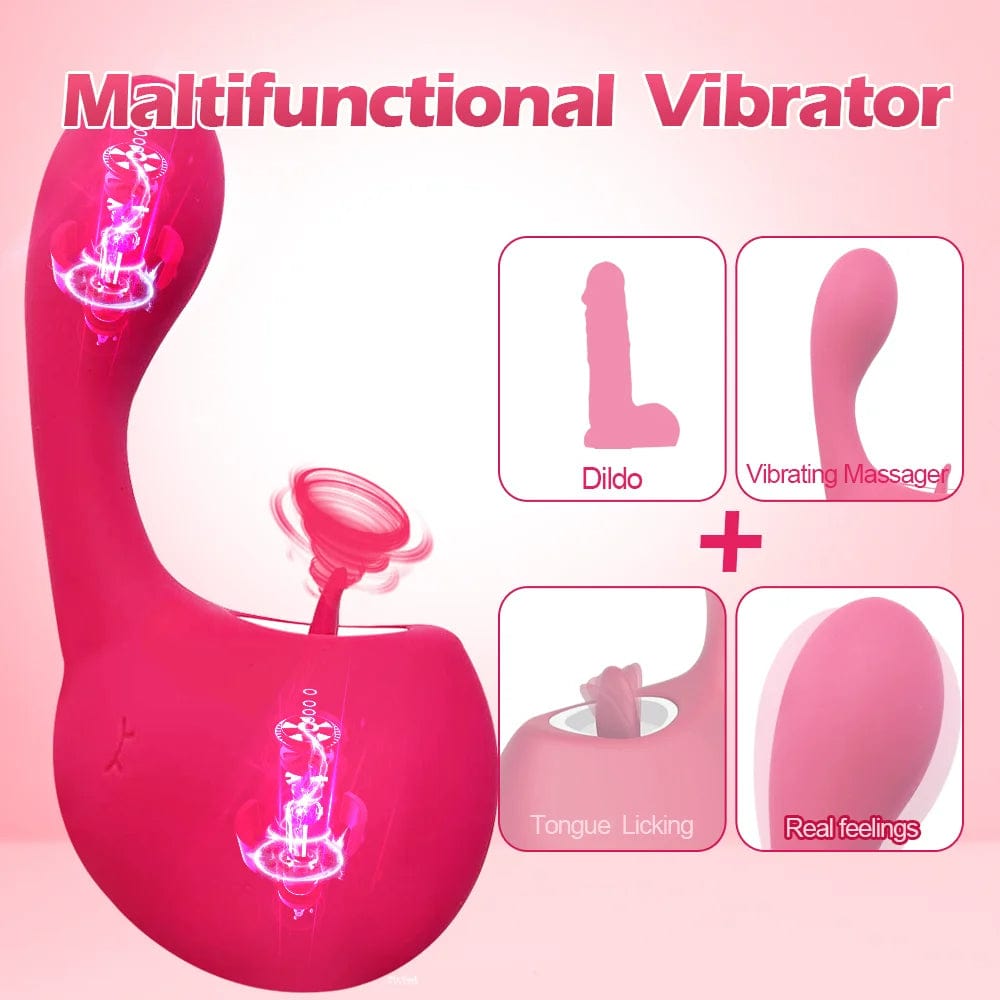 Klitora Leka G-Punkta Vibrilo Klitora Stimulilo por Virinoj kun 10 Lekaj Vibraj Reĝimoj