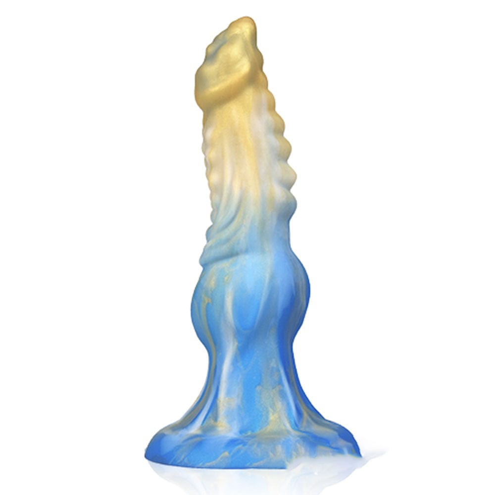 Fremda Dildo Miksita Koloro Likva Silikona Tutkovrila Dildo Seksludiloj