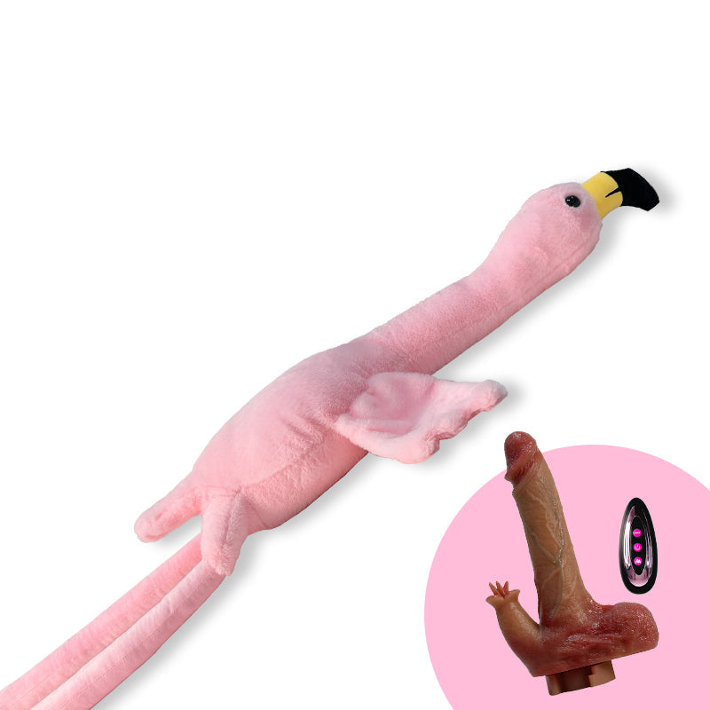Pluŝa Vipera Maŝino Puŝanta Lekan Viperan Maŝinon Seksa Ludilo Kun Teleregilo