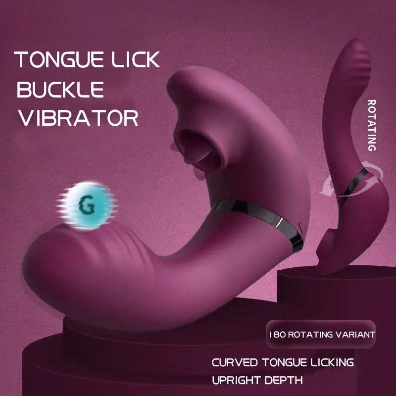 Spinning Sucking Vibrator