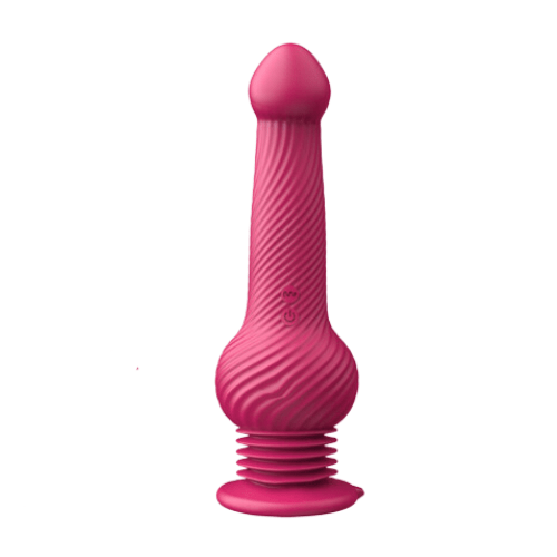 Knot Monster 10 Puŝantaj Vibrantaj Grandegaj Dildoj 9.25 Coloj