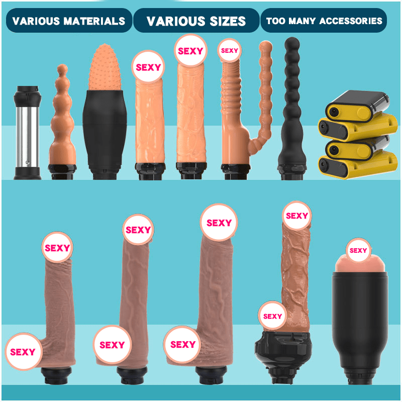 Leda Sako Seksomaŝino 1.0 Kaj Kuseno Dildo Maŝino Akcesoraĵoj