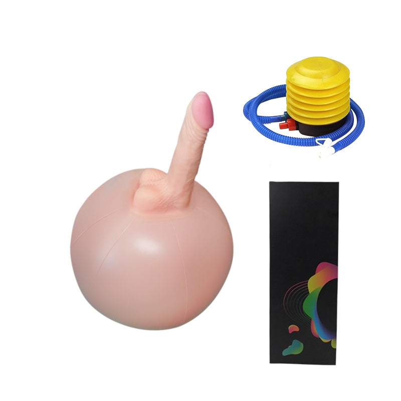 Bola sexual inflable con control remoto y consolador realista vibrador