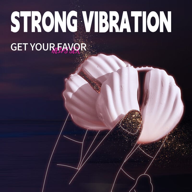 Roomfun Shell SM Electric Shock Nipple Clamp Vibration Massager With Remote Control