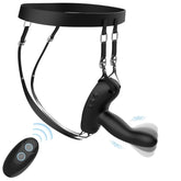 Mini Saddle G Spot Prostate Vibrator With Suction Cup & Panty