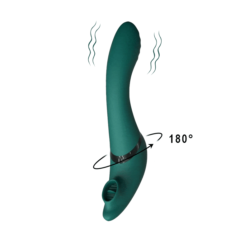Spinning Sucking Vibrator