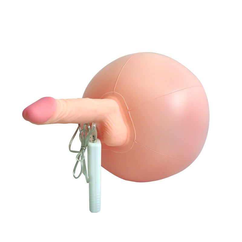 Bola sexual inflable con control remoto y consolador realista vibrador