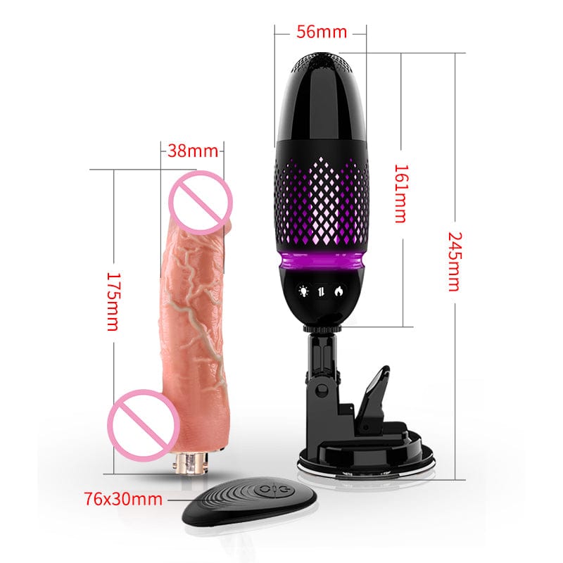 Mini máquina sexual Dibe con inserción y calentamiento totalmente automáticos
