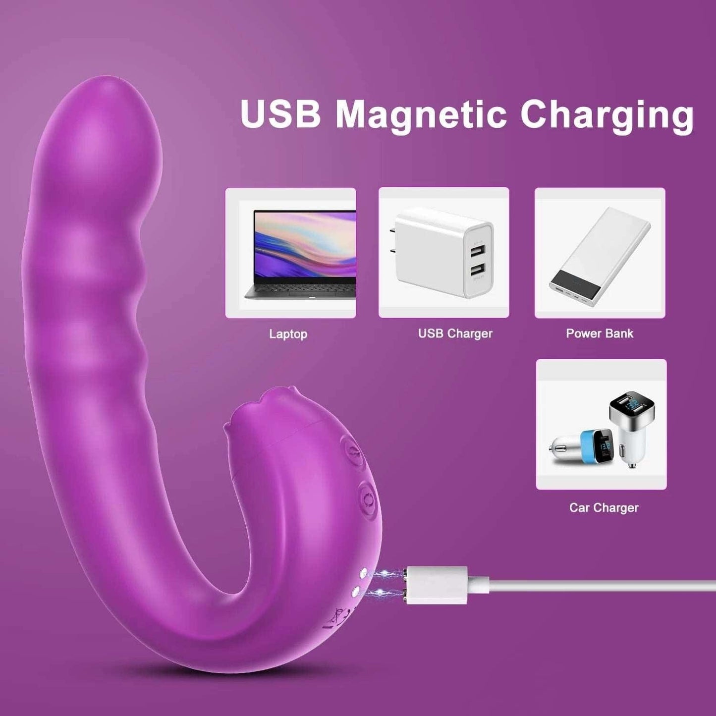 3 In 1 Female Clitoris Breast G-spot Stimulator