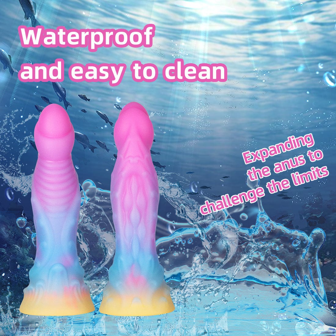 6.4 coloj Supermola Luma Fantazia Dildo