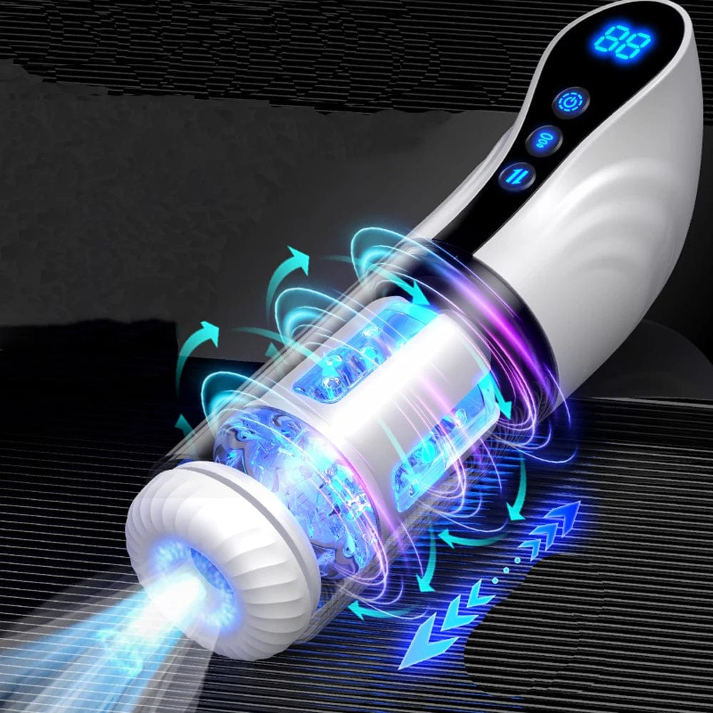 Automatic Sucking Male Masturbator Heating Vagina Masturbation Blowjob