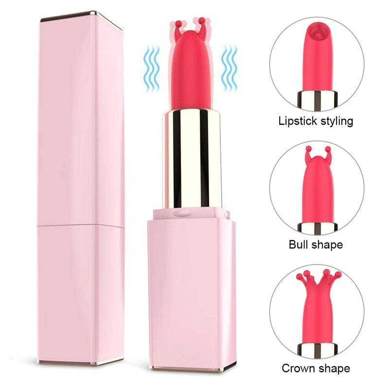 Mini Lipoŝminka Vibrilo Sekreta Kuglo Masturbilo Cica Klitora Stimulilo