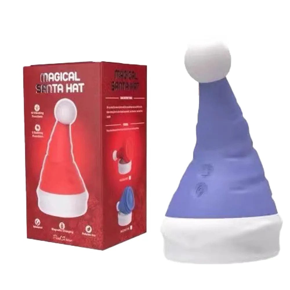 Santa Hat Vibrator 15 Speed Cunnilingus Masturbator Clit G-Spot Stimulator For Christmas