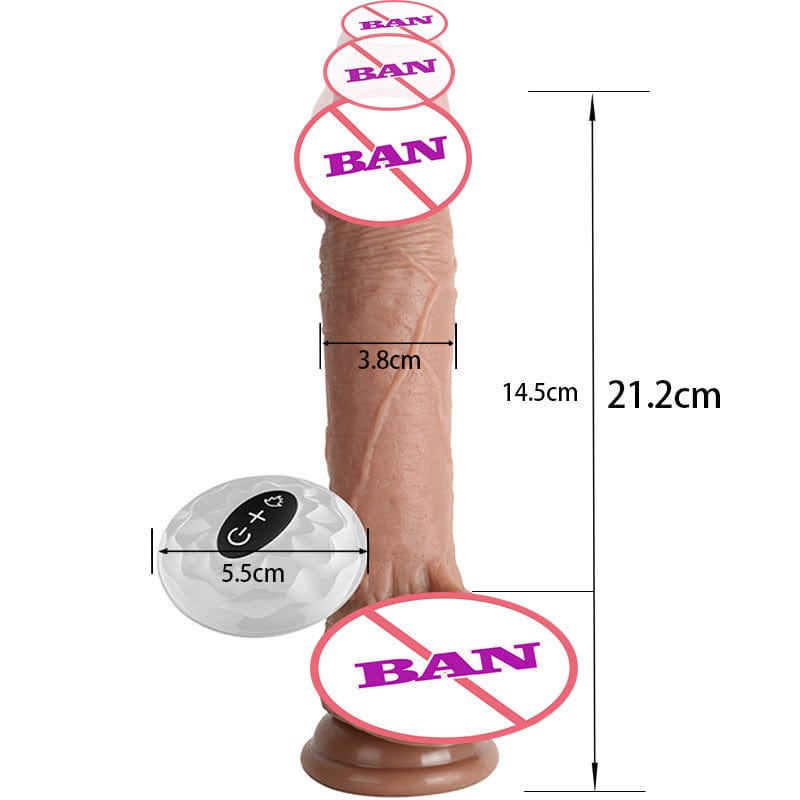 Akvorezista 7-Frekvenca Retirebla Svinga Dildo