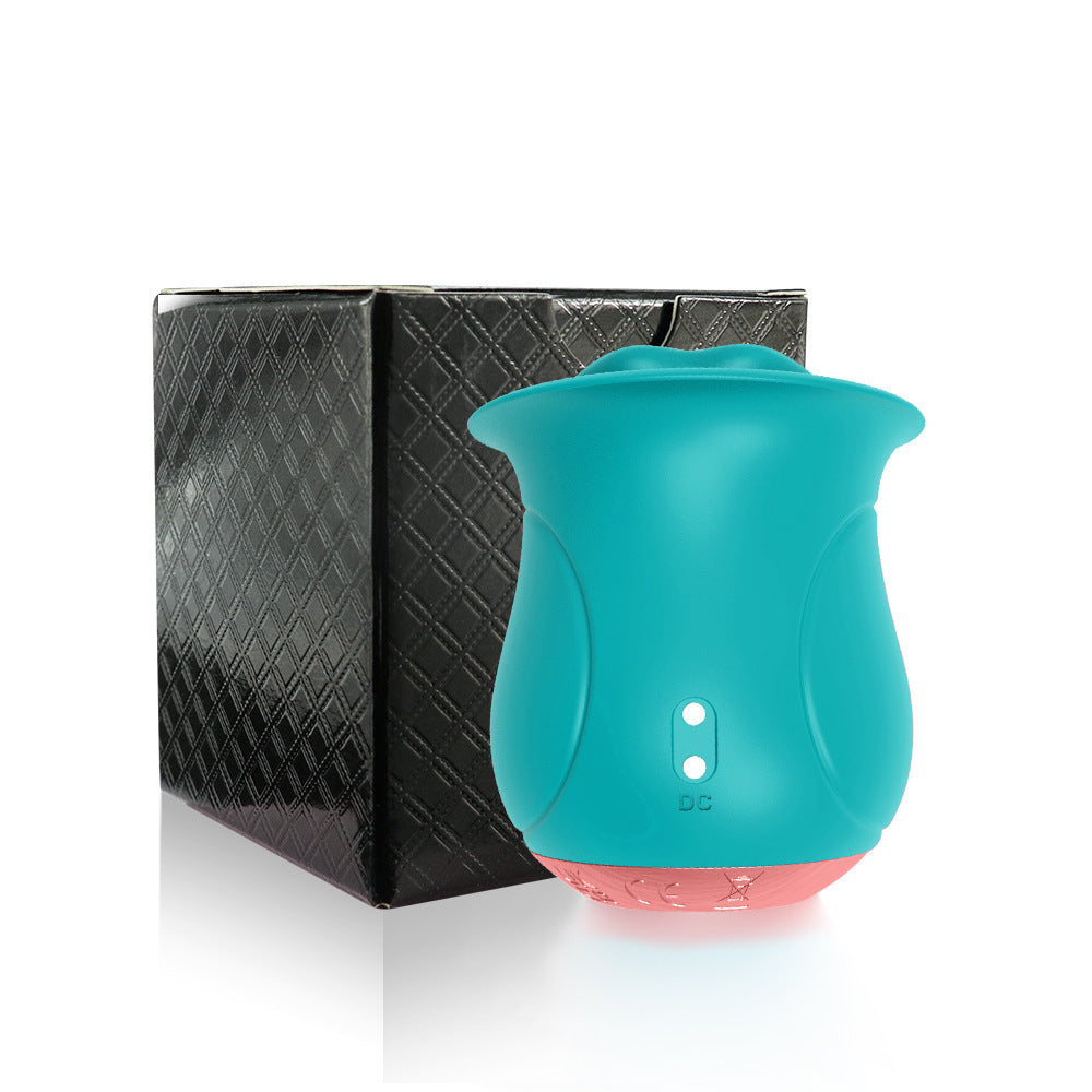 Rose Muncher - Licking Tongue Vibrator 10 French Kissing Modes