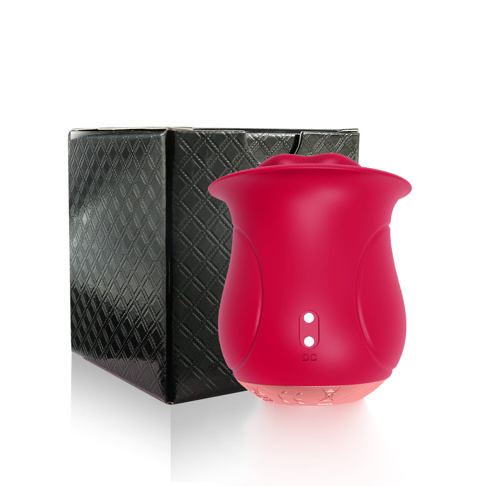 Rose Muncher - Licking Tongue Vibrator 10 French Kissing Modes