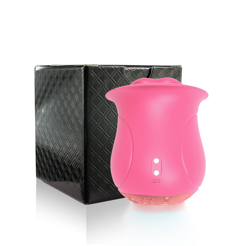 Rose Muncher - Licking Tongue Vibrator 10 French Kissing Modes