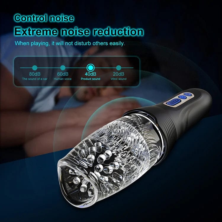 Gawk Gawk 3000 PRO Male Rose Thrusting Rotating And Vibrating Oral Sex Masturbation Cup