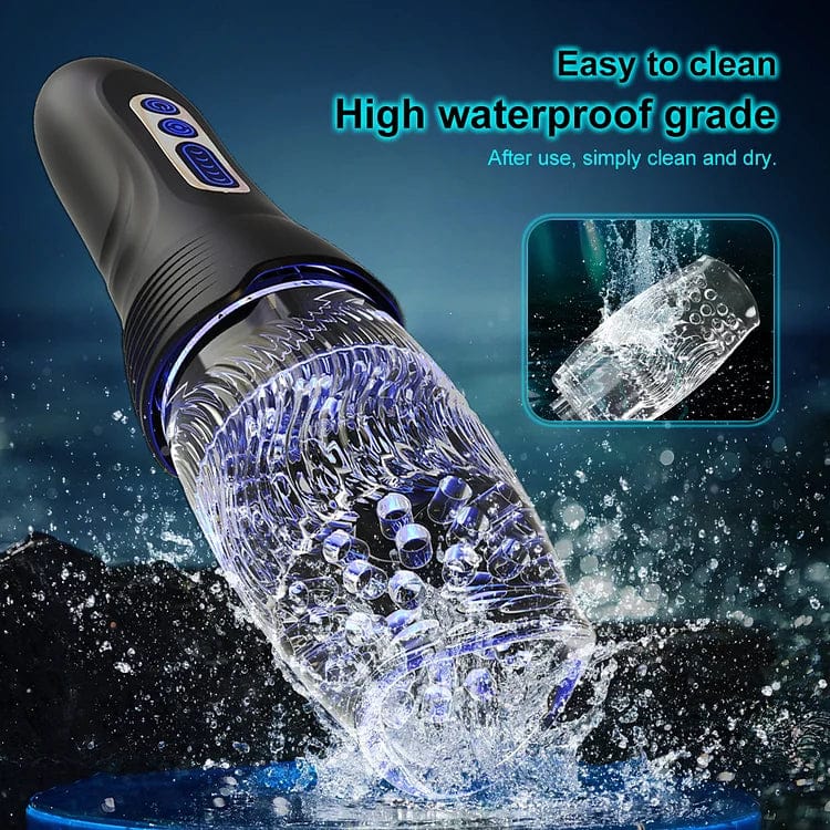 Gawk Gawk 3000 PRO Male Rose Thrusting Rotating And Vibrating Oral Sex Masturbation Cup