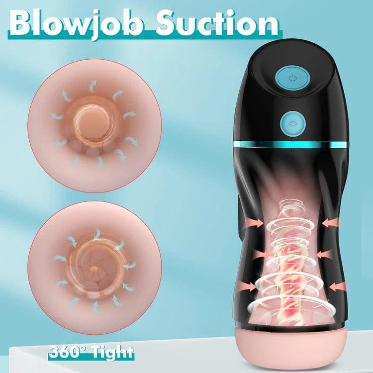 Automatic Sucking Male Masturbators Upgraded 7 Vibration & Suction