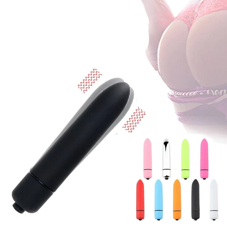 Fun Vibrator Mini Bullet Jump Egg Ten Frequency Vibration Tip Frosted Bullet