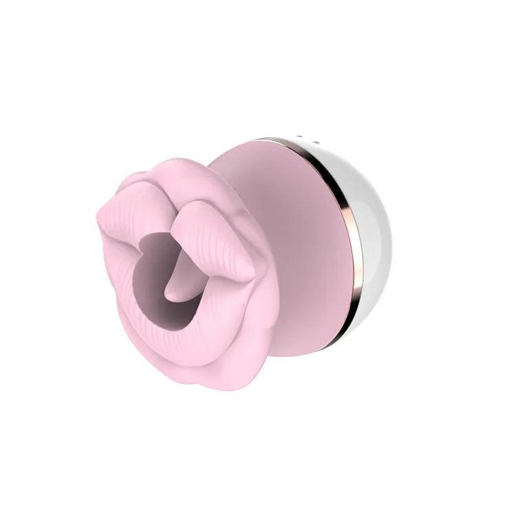 Rose Lip Suction Tongue Licking Massager Clitoral Stimulator