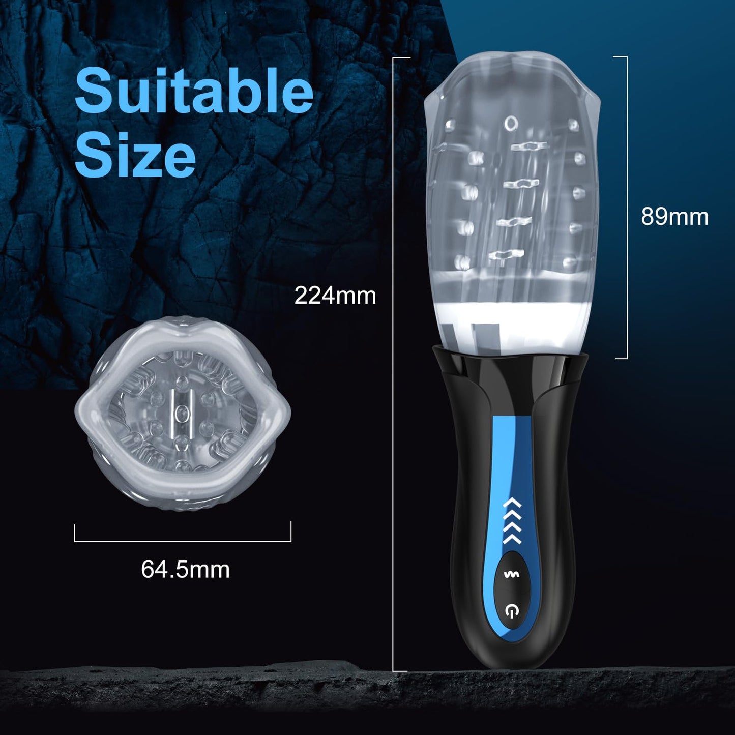 Gawk Gawk 6000 Pro With 5 Vibrating & 5 Rotating Modes