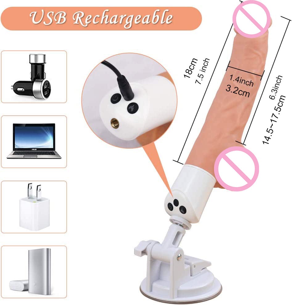 Scimitar Automatic Telescopic Vibration Gun Simulation Mastic Female Masturbation