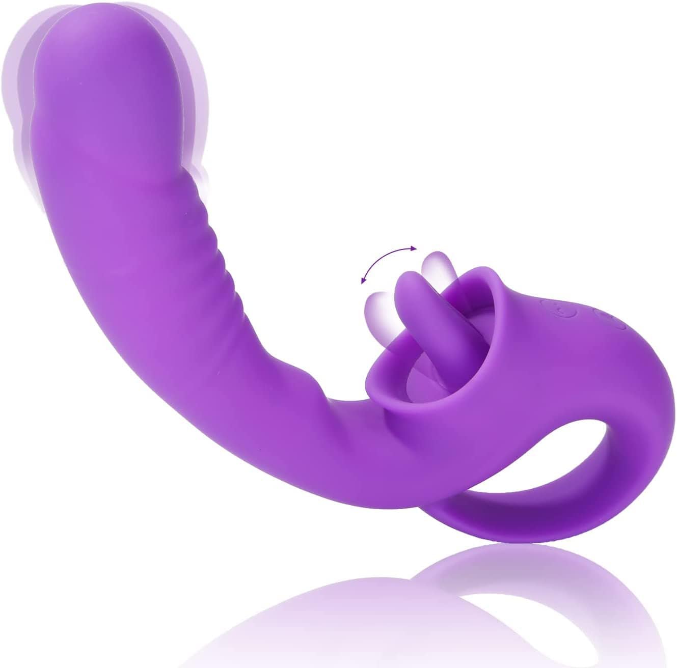 Ava 2-in-1 Tongue-licking Vibrator