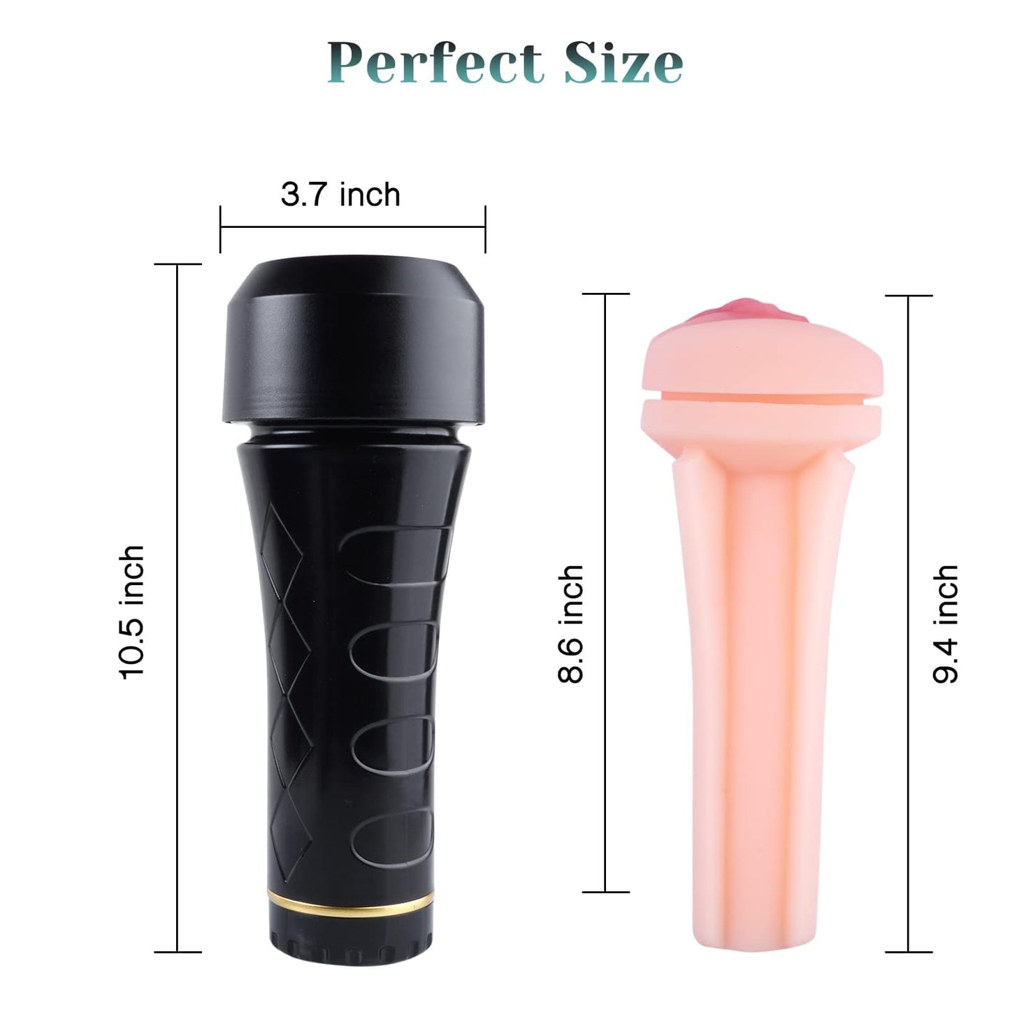 Male Masturbators Cup Realistic Textured Pocket Vagina Pussy Masturbation Stroker