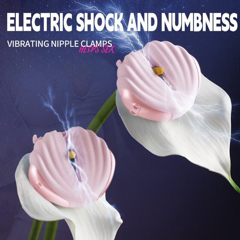 Roomfun Shell SM Electric Shock Nipple Clamp Vibration Massager With Remote Control