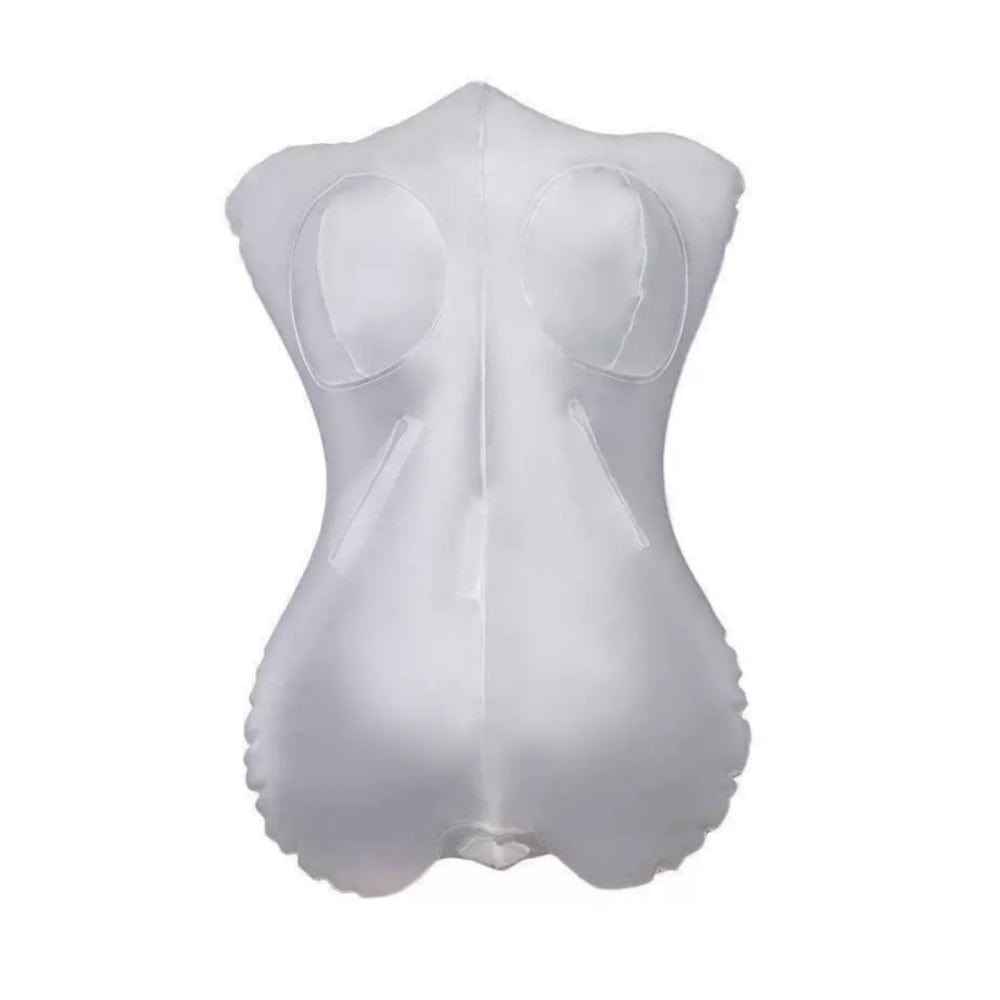 PVC Inflatable Female Half-body Toroso Transparent Model