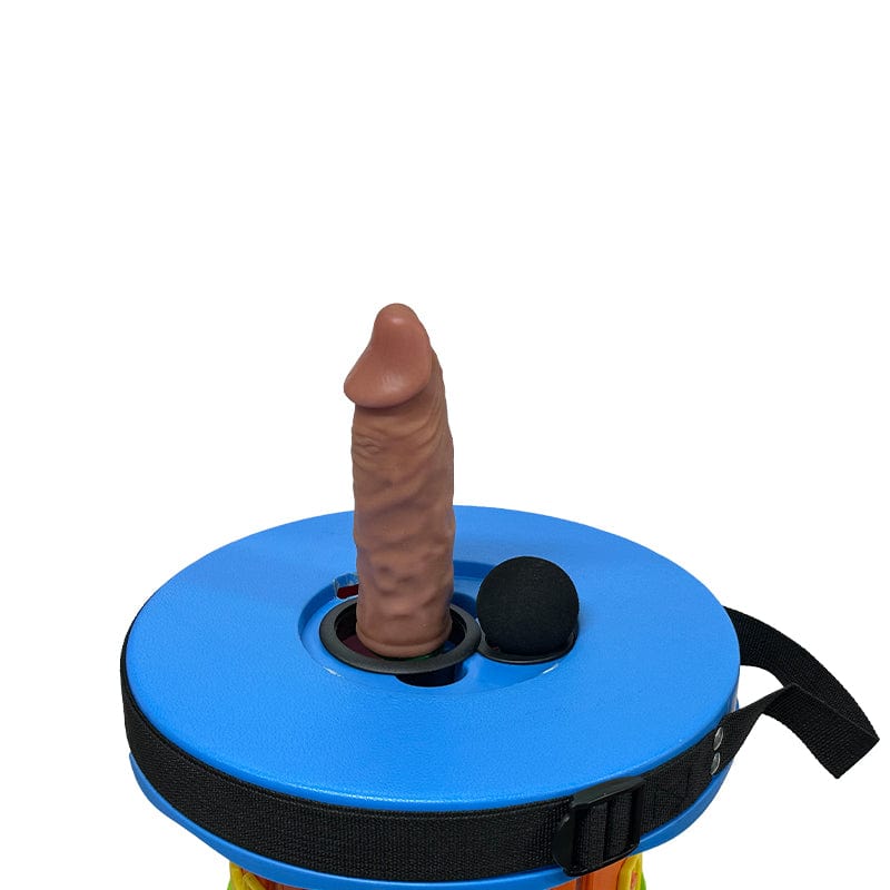 Consolador sexual TOYHEERG Rainbow Telescopic Chair para estimulación al aire libre