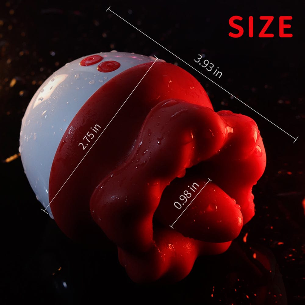 Upgraded 2-in-1 Rose Tongue Love Vibrator