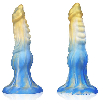 Fremda Dildo Miksita Koloro Likva Silikona Tutkovrila Dildo Seksludiloj