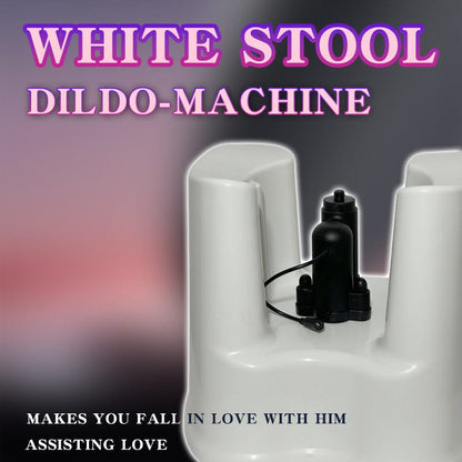 Tabureto Puŝanta Seksomaŝino Detachable dildo Ina Masturbilo