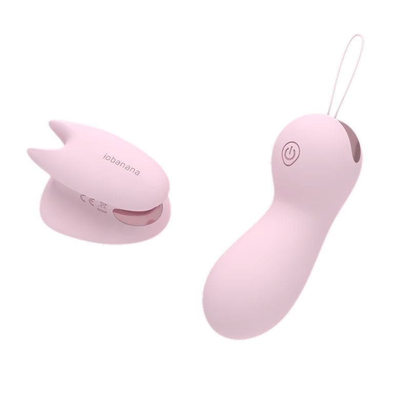 Masajeador vibrador con calefacción y control remoto con pinza para dedo