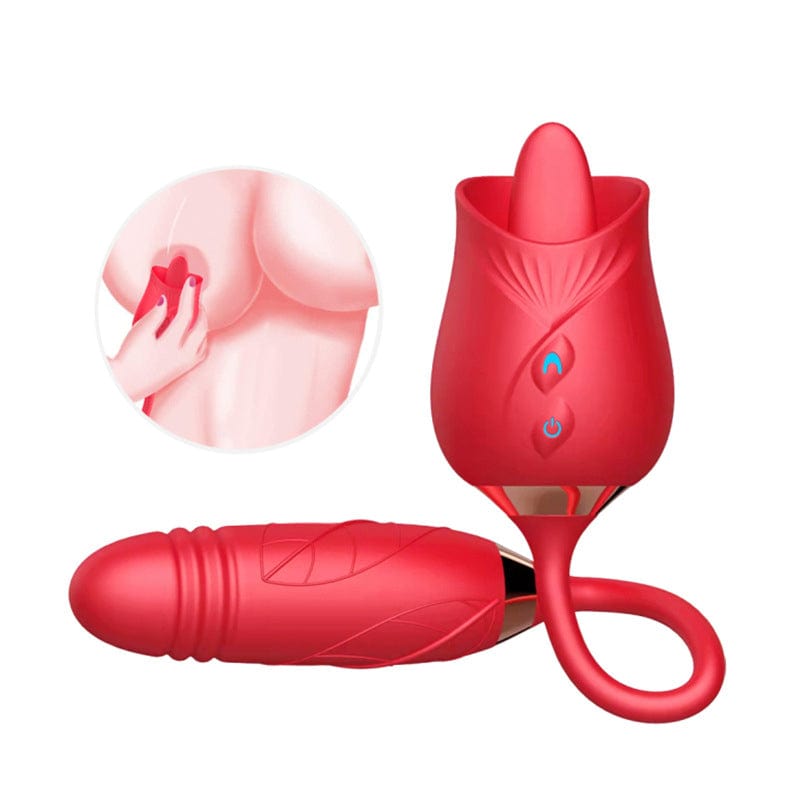 La Roza Ludilo Kun Kugla Vibrilo Profesiulo