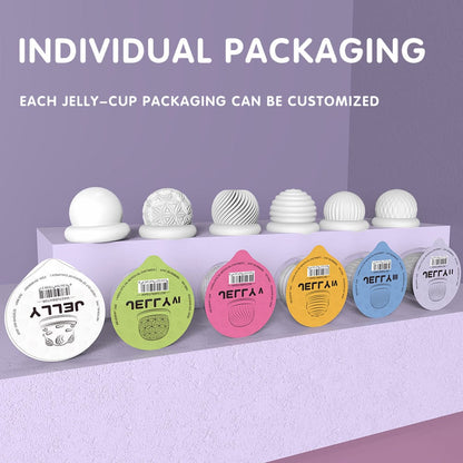 Masturbador masculino Jelly Soft para estimulación del glande 
