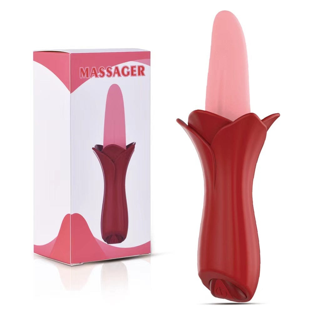 Vibranta Bastono por Vagina Lekado de Klitora Stimulilo de Roza Lango 