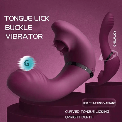 Spinning Sucking Vibrator