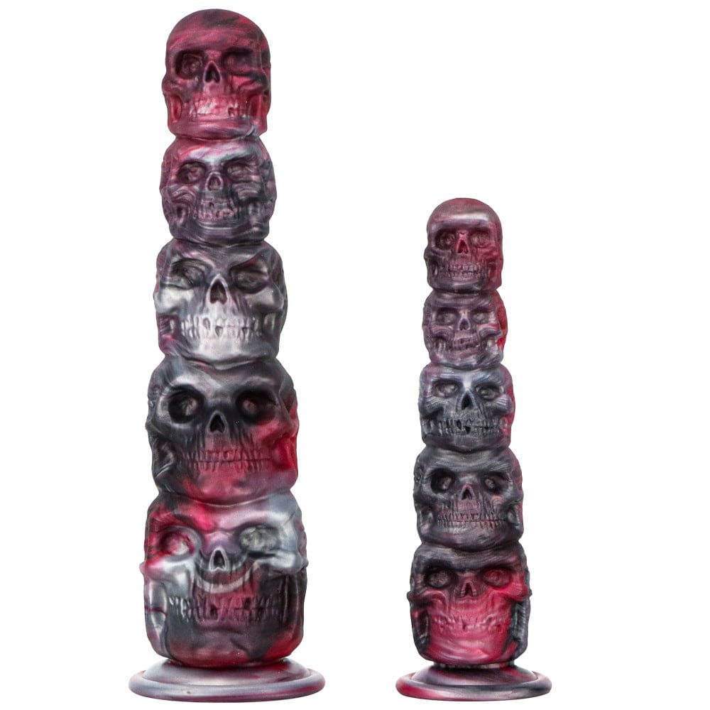 Tapón anal con forma de calavera y cabeza de calabaza para Halloween