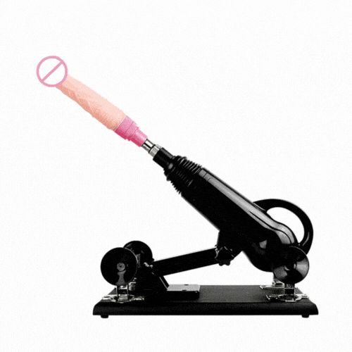 Máquina sexual automática con consolador y potente motor masturbador negro Love Machines 