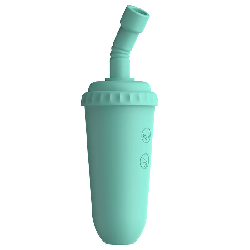 Vibrador para chupar tazas de té con leche, masturbador de masaje femenino